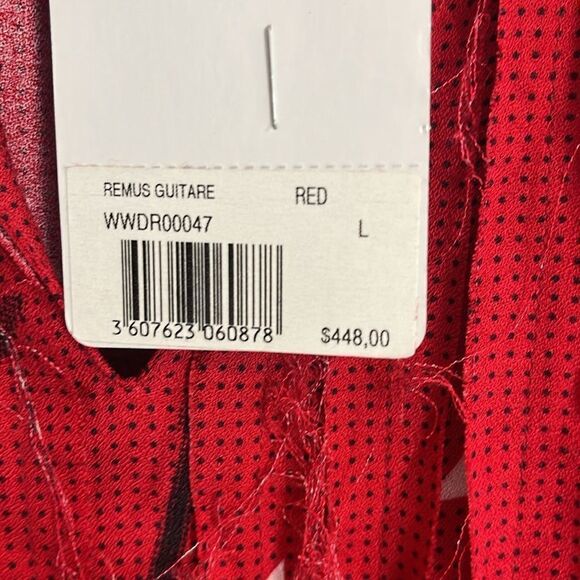 Zadig & Voltaire - Red Remus Guitar Red Midi Dress - Large NWT - Picture 6 of 10